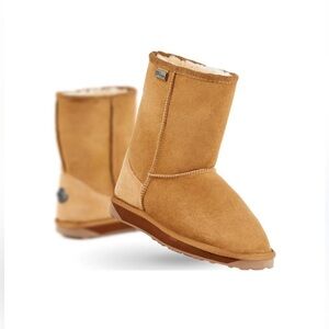 Emu Tan Australian wool shearling Ankle Boots pull on winder snow